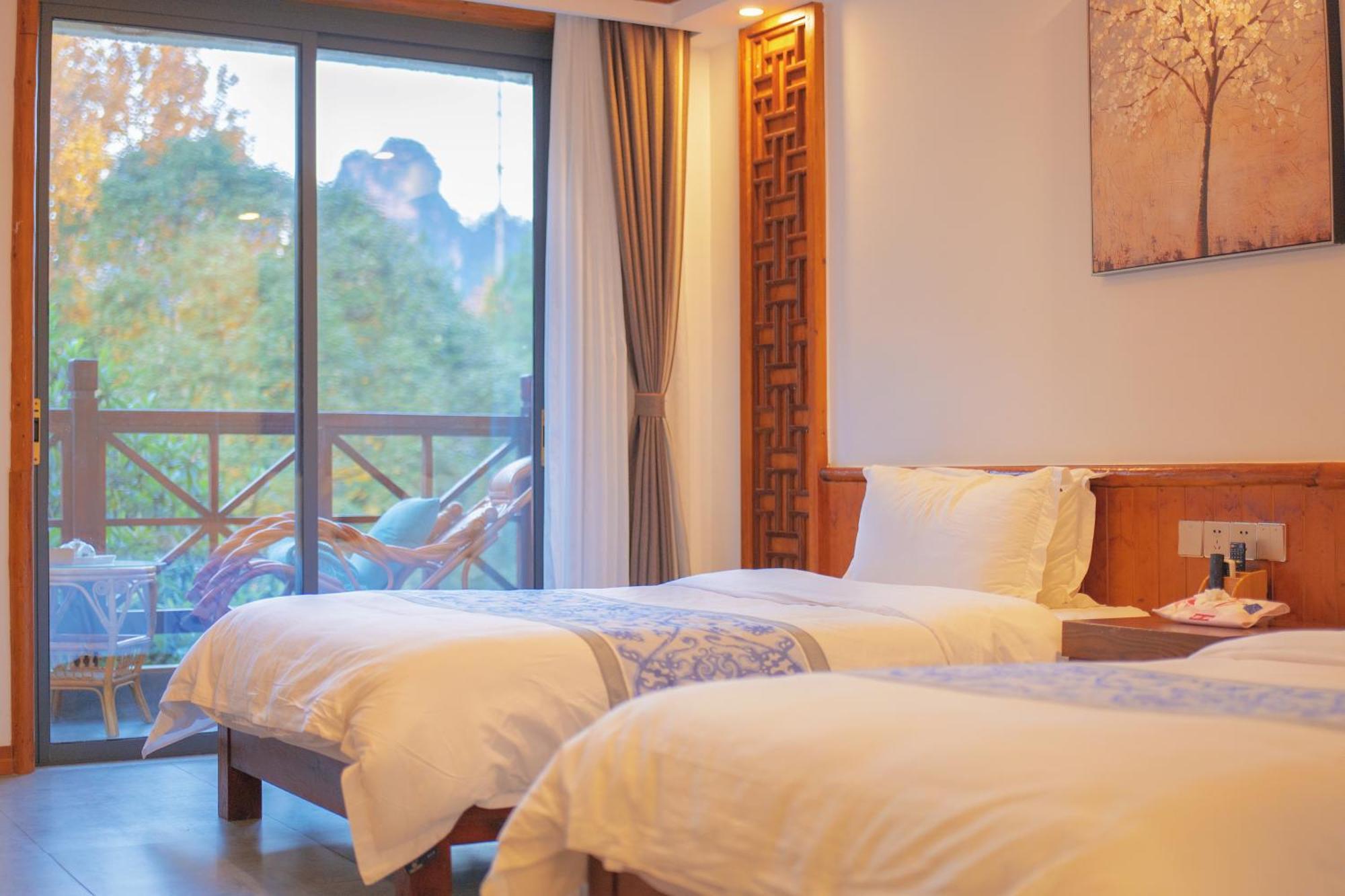 Mount View Cottage Zhangjiajie Exteriör bild